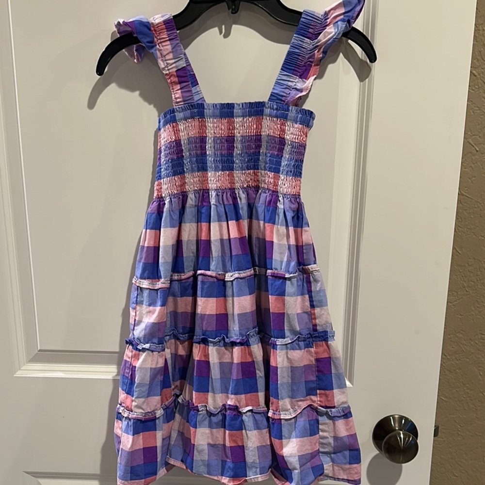 Buddy Love- Plaid Pink and Blue Kids Dress
